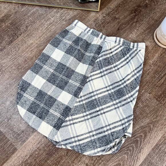 NWT French Connection New Women Arla Patched Flannel Skirt - Picture 4 of 6